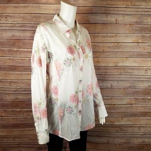 Ariat Western Shirt Plus Size 1X Floral Pearl Snap